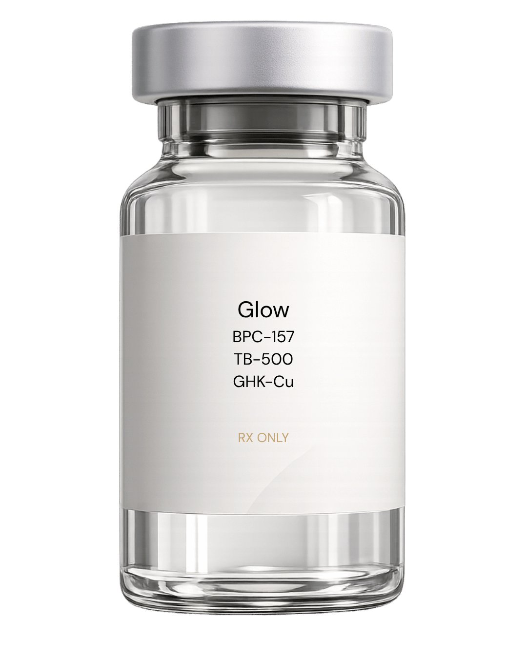 GLOW peptide stack vial